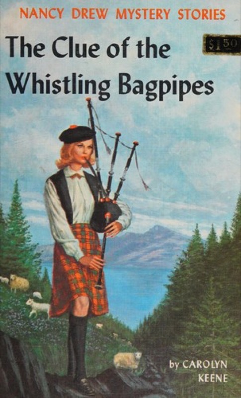 Cover of The Clue of the Whistling Bagpipes