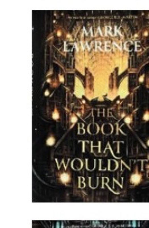 Cover of The Book That Wouldn't Burn