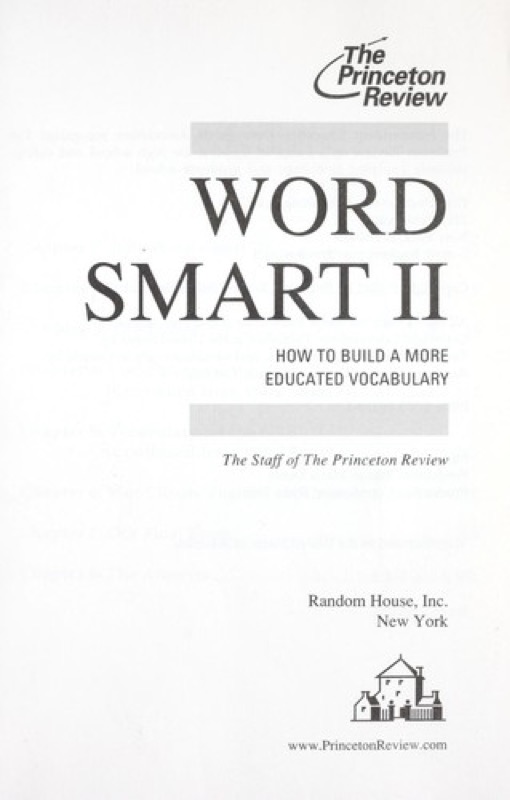Cover of Word Smart II